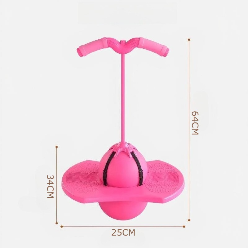 Bouncing Ball Frog Hop Long Height Exercise Equipment Balance Training Toys UK