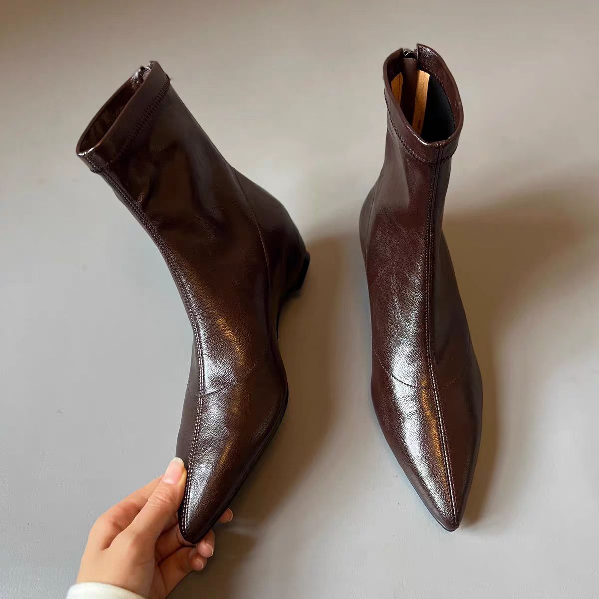 Pointed Toe Ankle Boots, picture 5 of 6