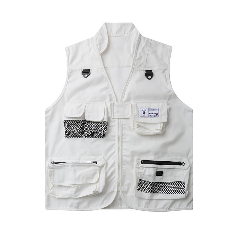 Title 2, Solid Color Multi-pocket Tooling Vest