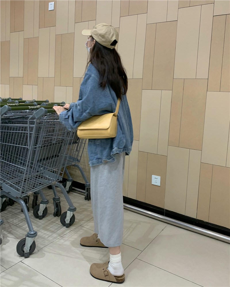 Women's Loose Denim Jacket Lapel Long Sleeve New Women's