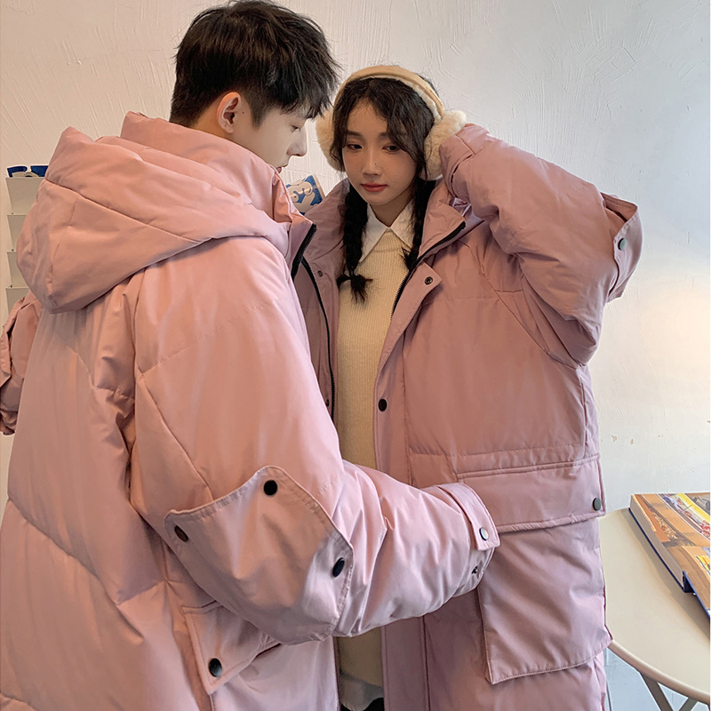 Title 5, Fashion Mid-length Couple Down Jacket