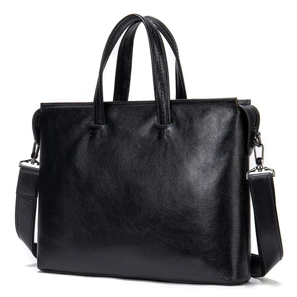 Men's Briefcase Business Casual First Layer Leather