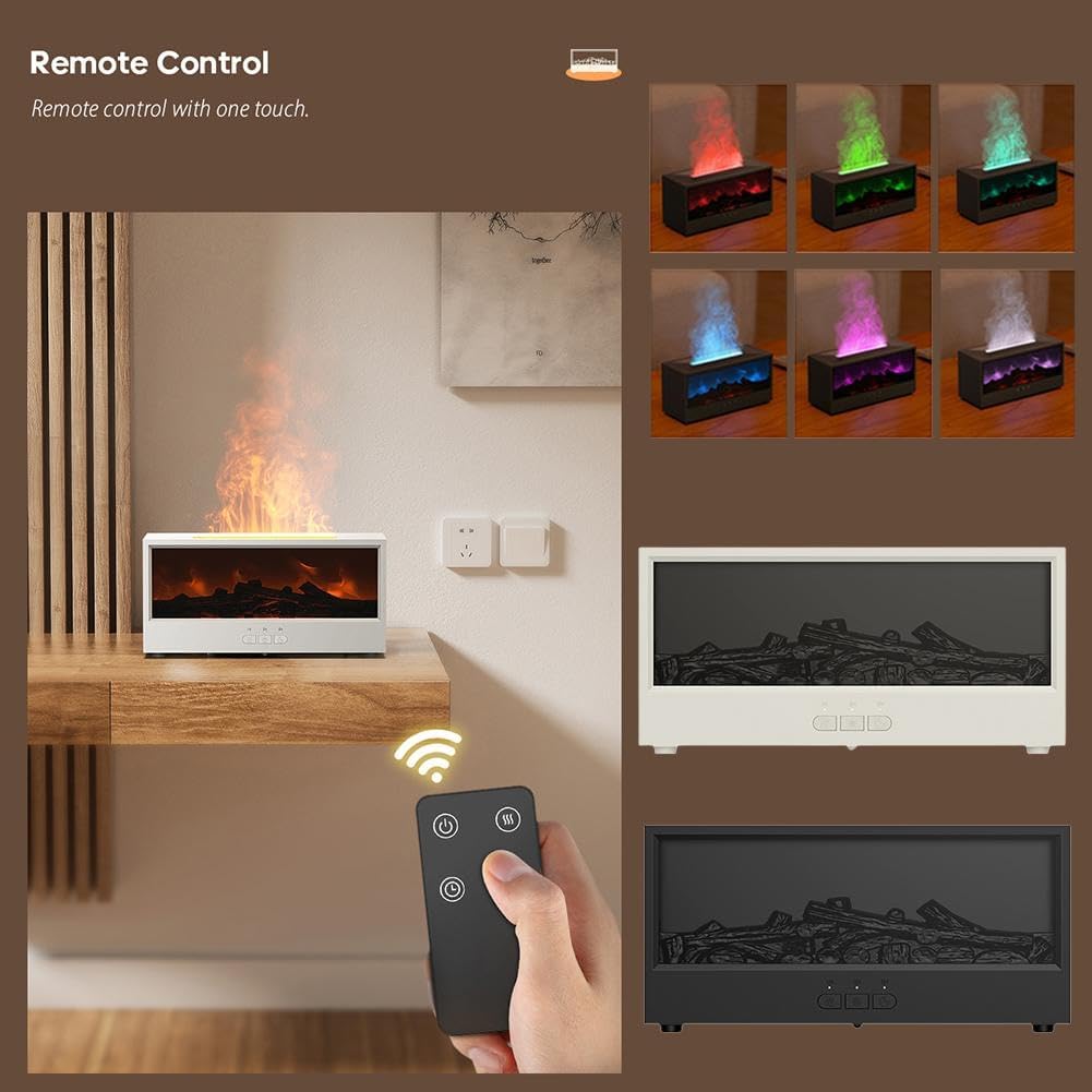 Large Capacity Creative Flame Humidifier Volcano Aromatherapy Machine Smoke — image 7