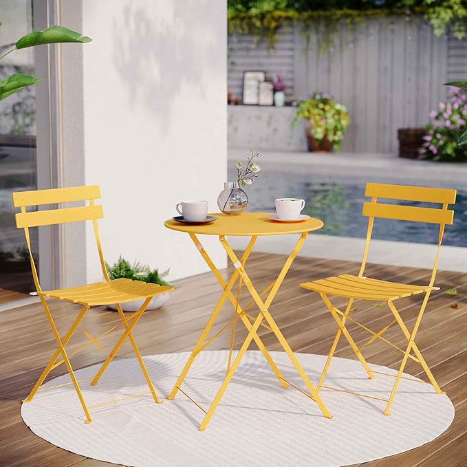 3-Piece Foldable Bistro Set, picture 3 of 7