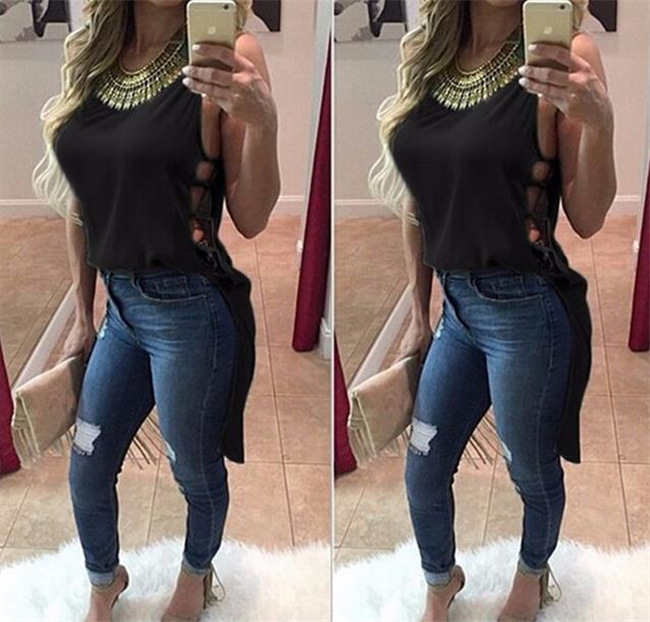 Amazon Women's Fashion Cut-out Shirt