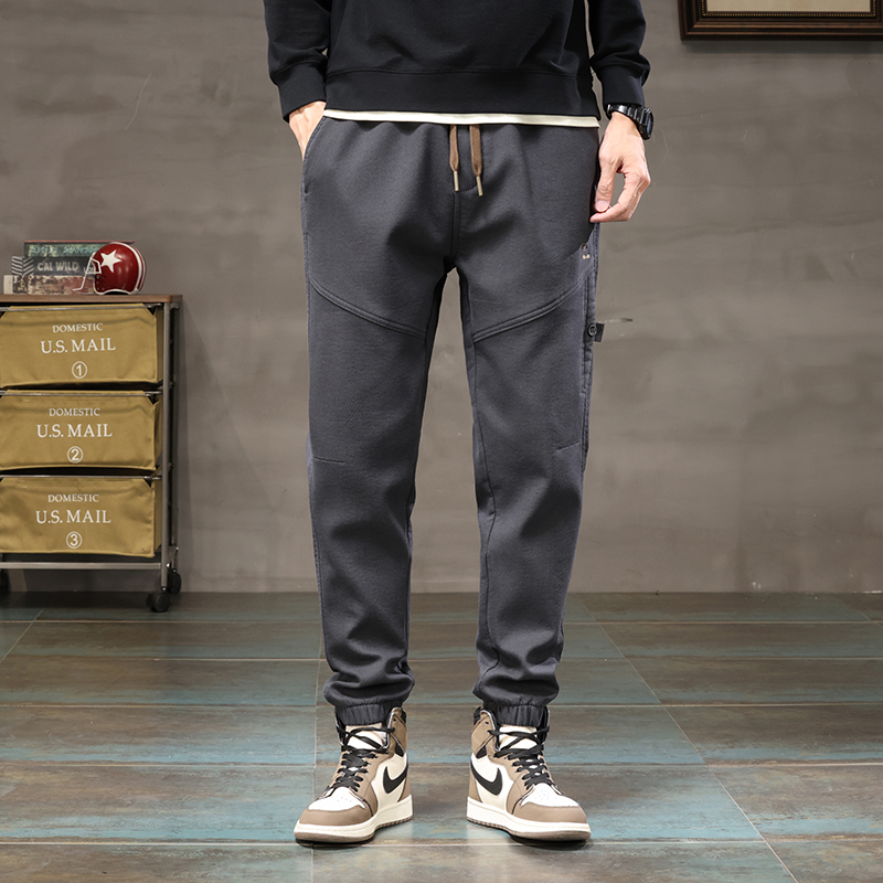 Title 6, Mens Padded Warm Casual Drawstring Pants for u...