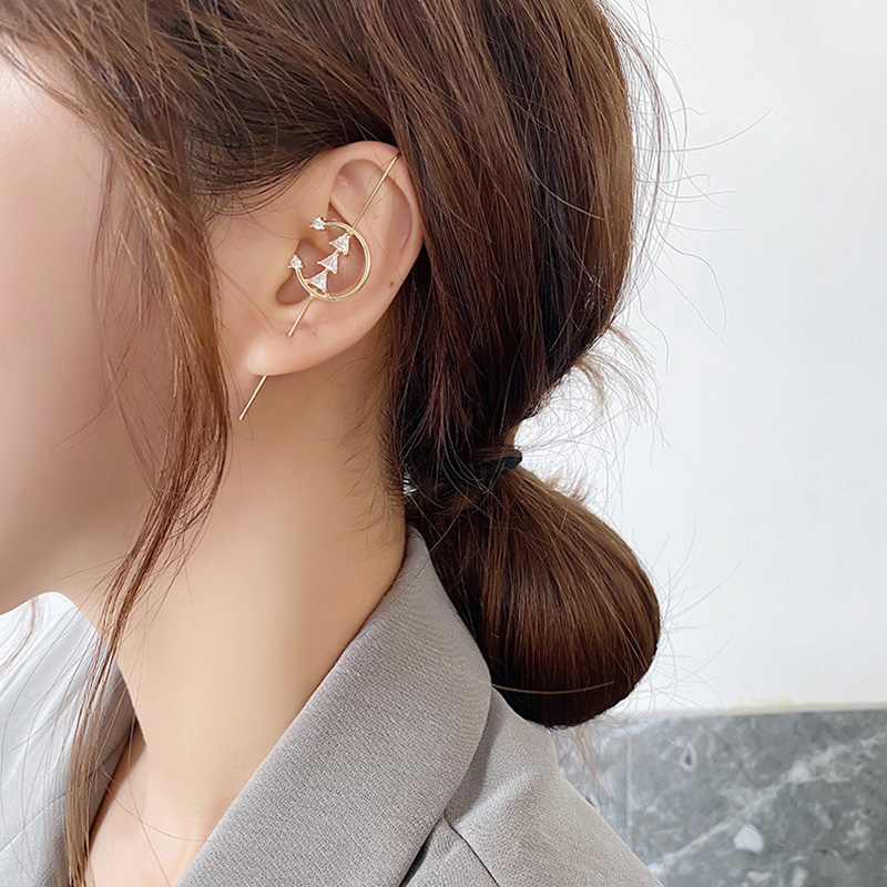 European And American Style Ladies Student Creative Fashion Trend Ear Acupuncture Ear Clip Jewelry