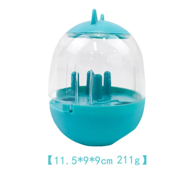 Tumbler, Dog Interactive Chew, Bite, Leaked Food Toy, Pet Supplies Peacock Blue - Shop at LoveMi