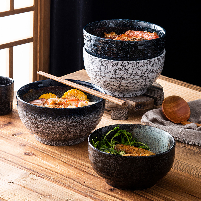 Title 16, Japanese Style Ramen Bowl Ceramic Noodle Instan...