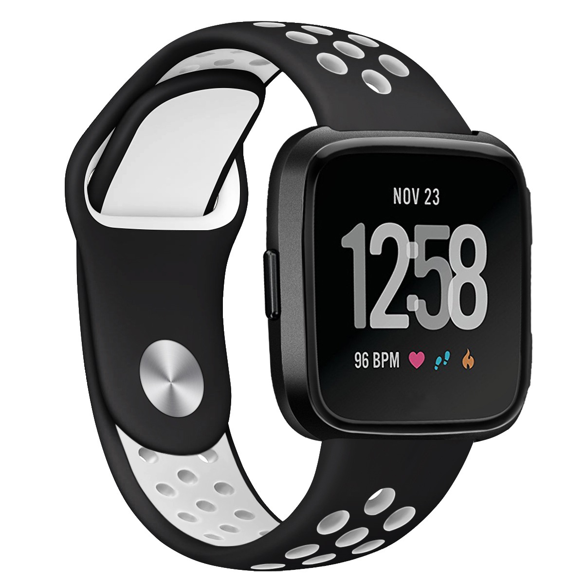 Sports Silicone TPU Breathable Two-color Watchband