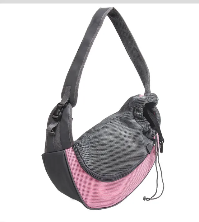 Pillow case breathable mesh pet backpack Pink - Shop at LoveMi