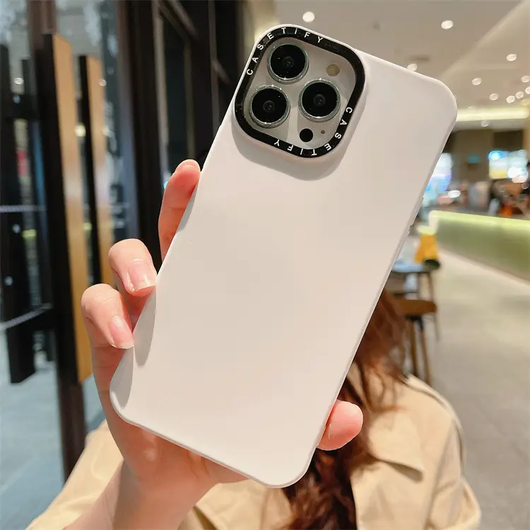 Macaron Solid Color Mobile Phone Case Liquid Skin Feel