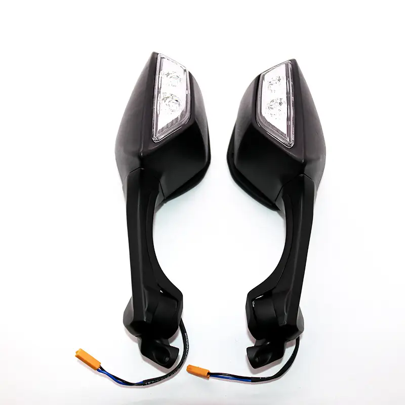 Motorcycle Rearview Mirror Is Suitable For ZX10R - Modified Mirror With Light