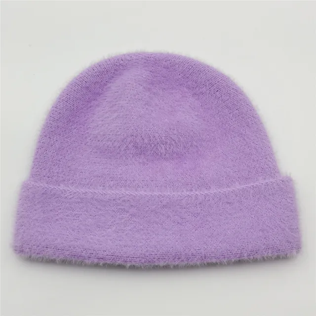 Autumn And Winter New Fashion Plush Warm Hat Purple - Shop at LoveMi