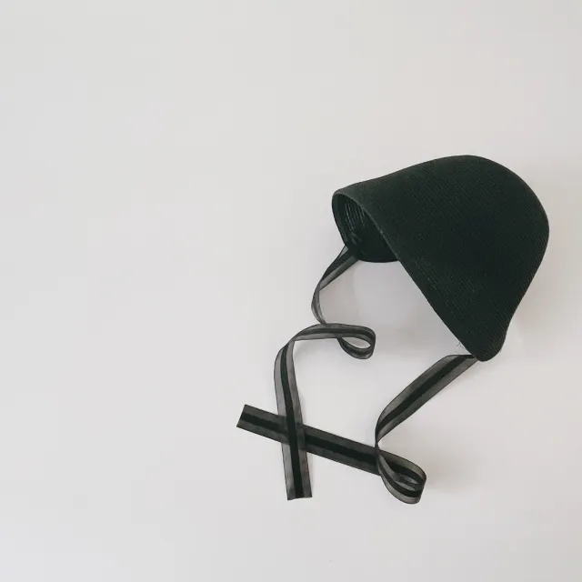 Baby Travel Breathable Streamer Slit Straw Hat Black - Shop at LoveMi