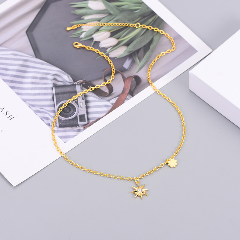 Trend Simple Retro Simple Geometric Clavicle Chain