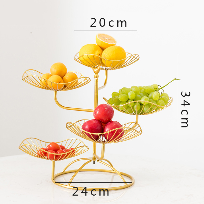 Title 4, Multi-layer fruit tray living room household ac...