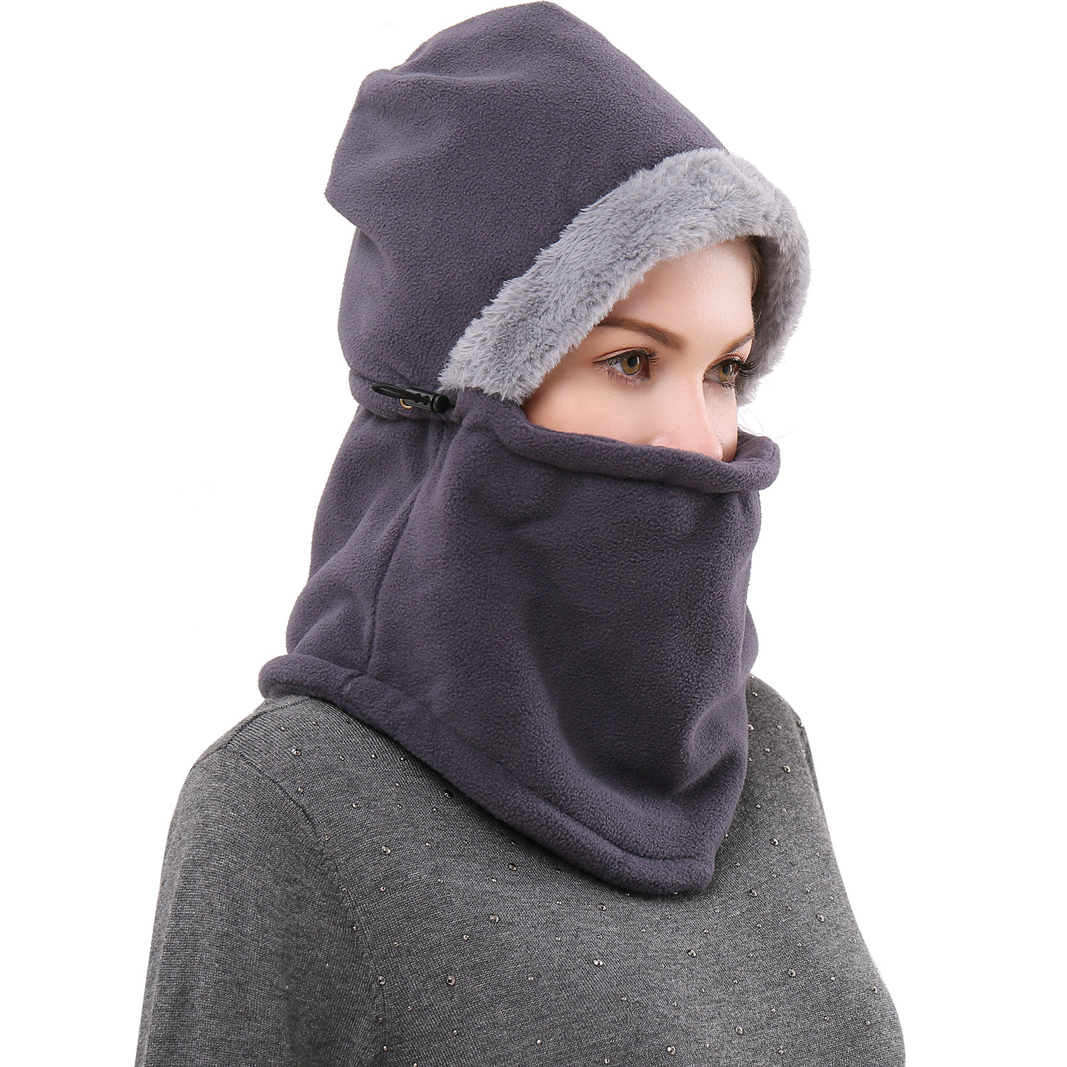 Title 2, Thermal mask fleece riding cap