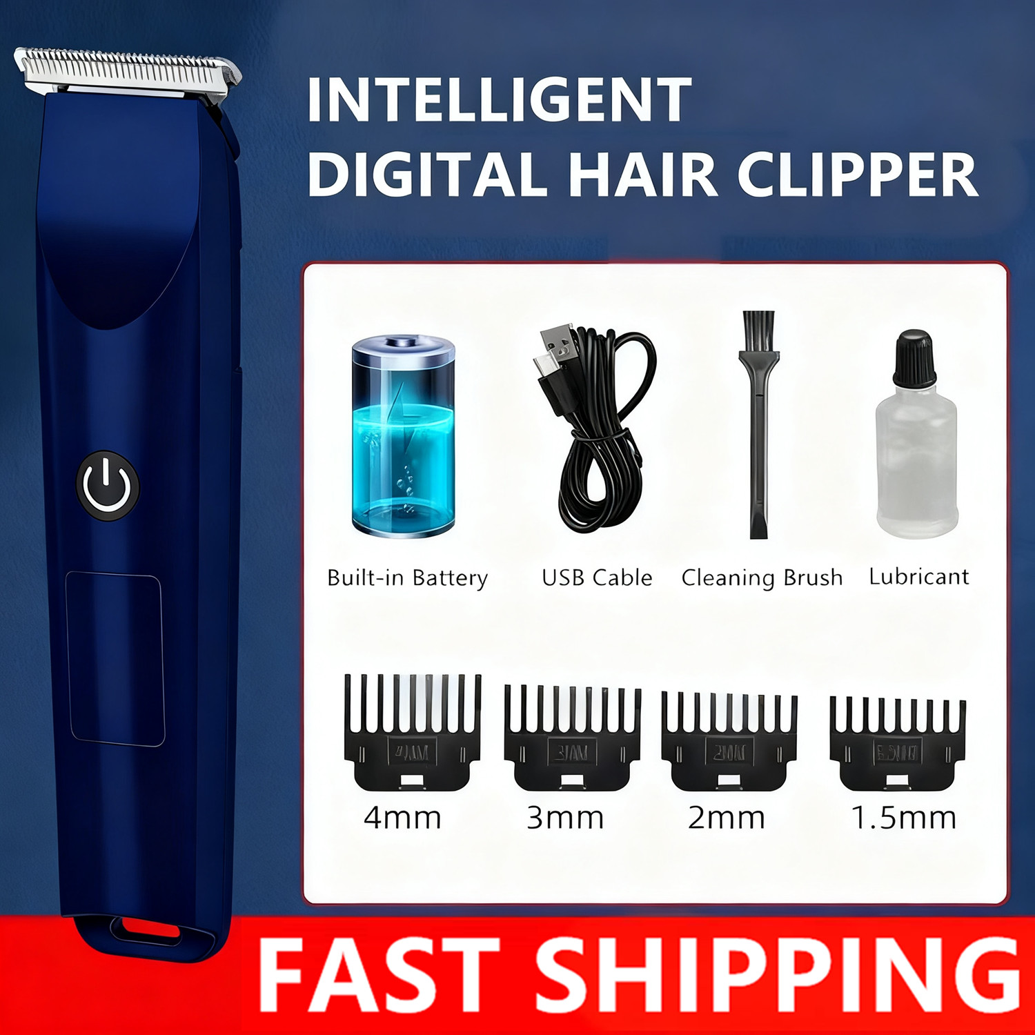 Men's Electric Hair & Beard Trimmer - Stylish Grooming For Results — image 8