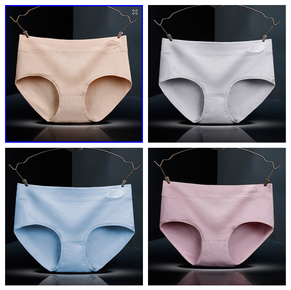 Graphene Antibacterial Cotton Panties - Ladies Mid-rise. Product information: Fabric Name:Cotton Function:Breathable,Tummy control,Anti-bacterial Weave:Plain Main Fabric Component:Cotton Size Information: [Image] Note: 1. Asian sizes are 1 to 2 sizes smal