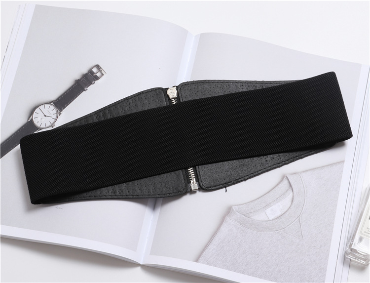 Title 5, All-match Super Wide Belt With Shirt Waist And ...