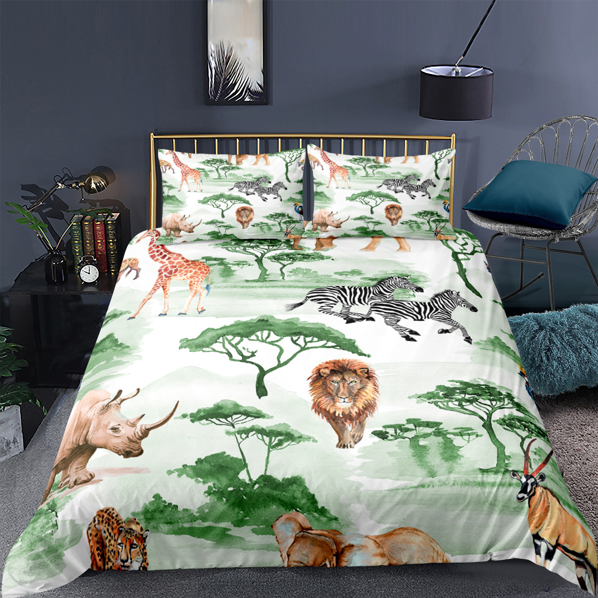 Digital Printed Bedding Home Textile Quilt Cover