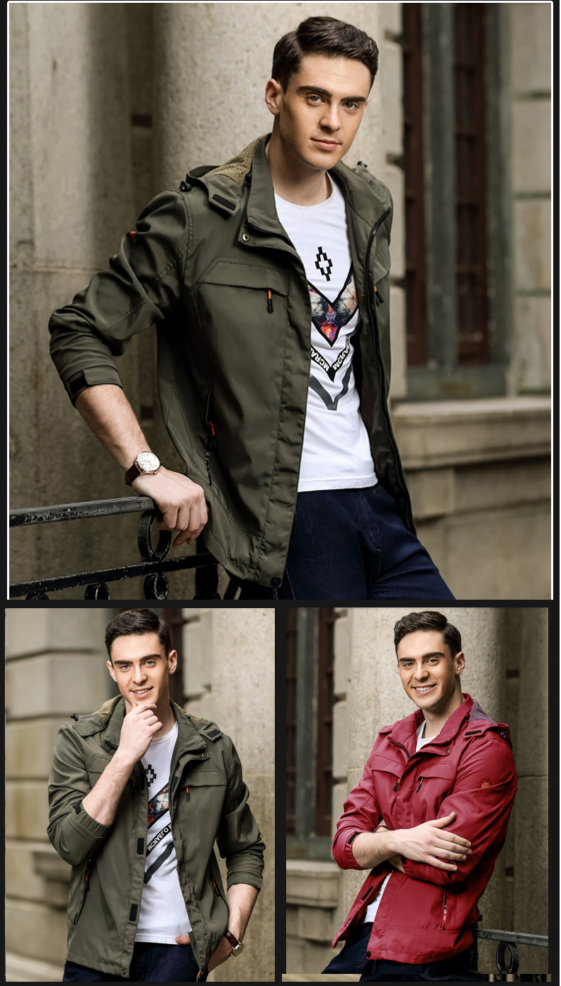 Men's Thin Waterproof Windbreaker Jacket In Outdoor Net