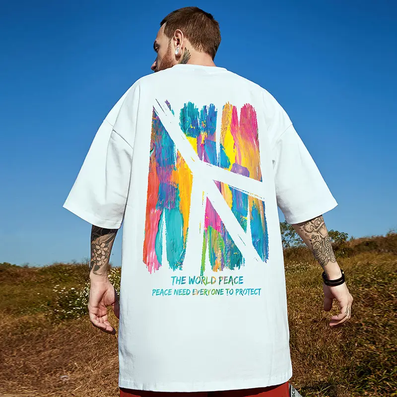 Men's Fashion Casual Print Short Sleeve Tops