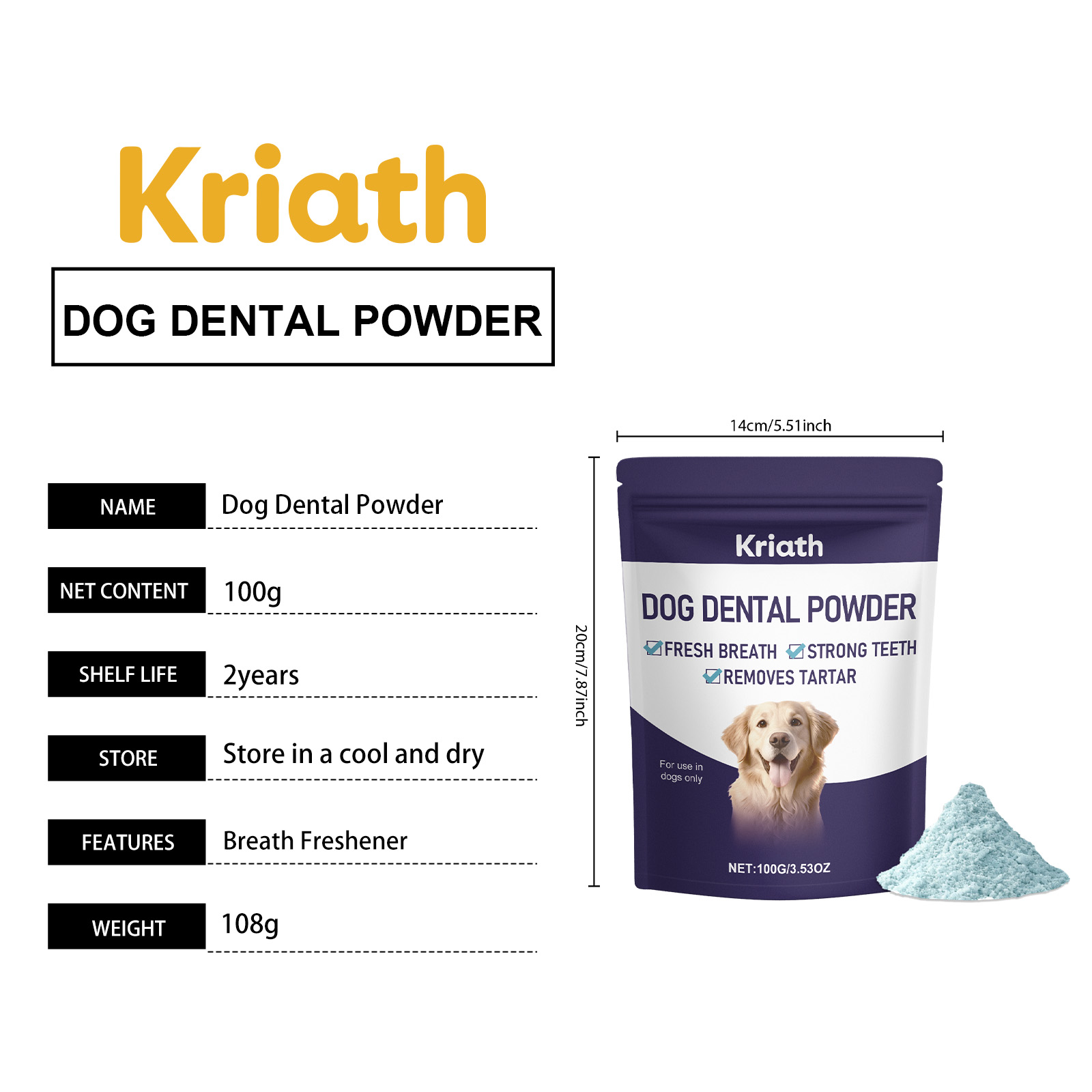 Dog Specific Breath Freshener Powder 5