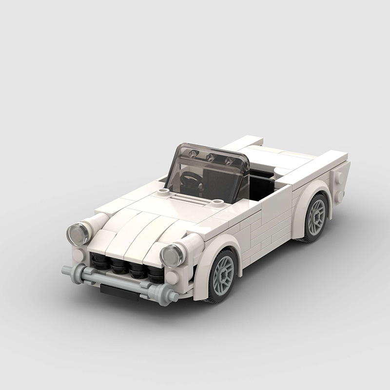 Vintage Convertible Car Racing Classic Car Model - Image 9