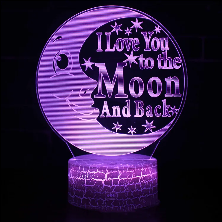 Creative 3D Light LED Bedside Night Light – image 2