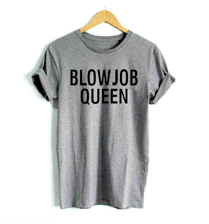 Title 3, Couple Models Printed Monogram BLOWJOB QUEEN Tr...