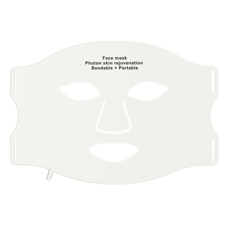 New Silicone Facial Mask Device, Household LED Photon Skin Care Mask, Infrared Color Light Beauty Instrument, Skin Rejuvenation Photon Beauty Mask — foto 9