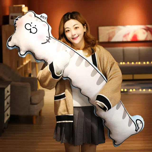 Cute Pillow For Girls To Sleep With Legs And Long Legs Grey Blue - Shop at LoveMi