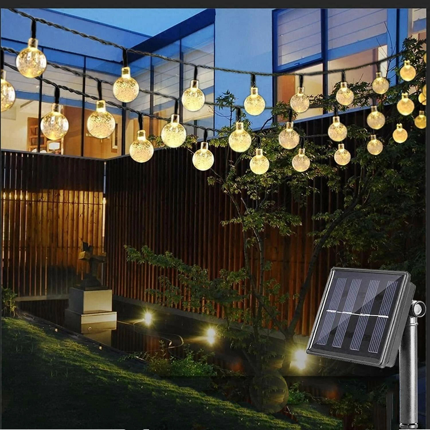 Led Ball Lights Patio Garden