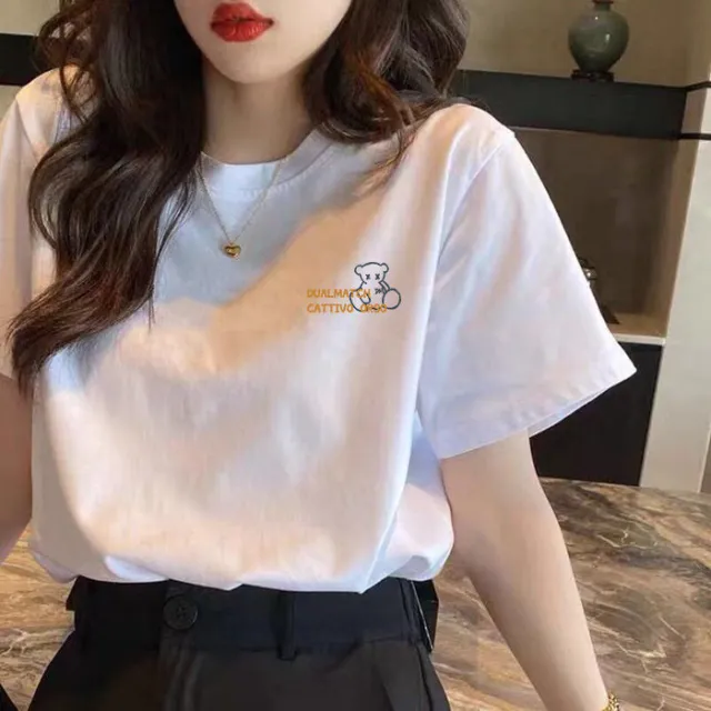 Pure Cotton Short sleeved T shirt Women's Summer New Loose 10 Style - Shop at LoveMi
