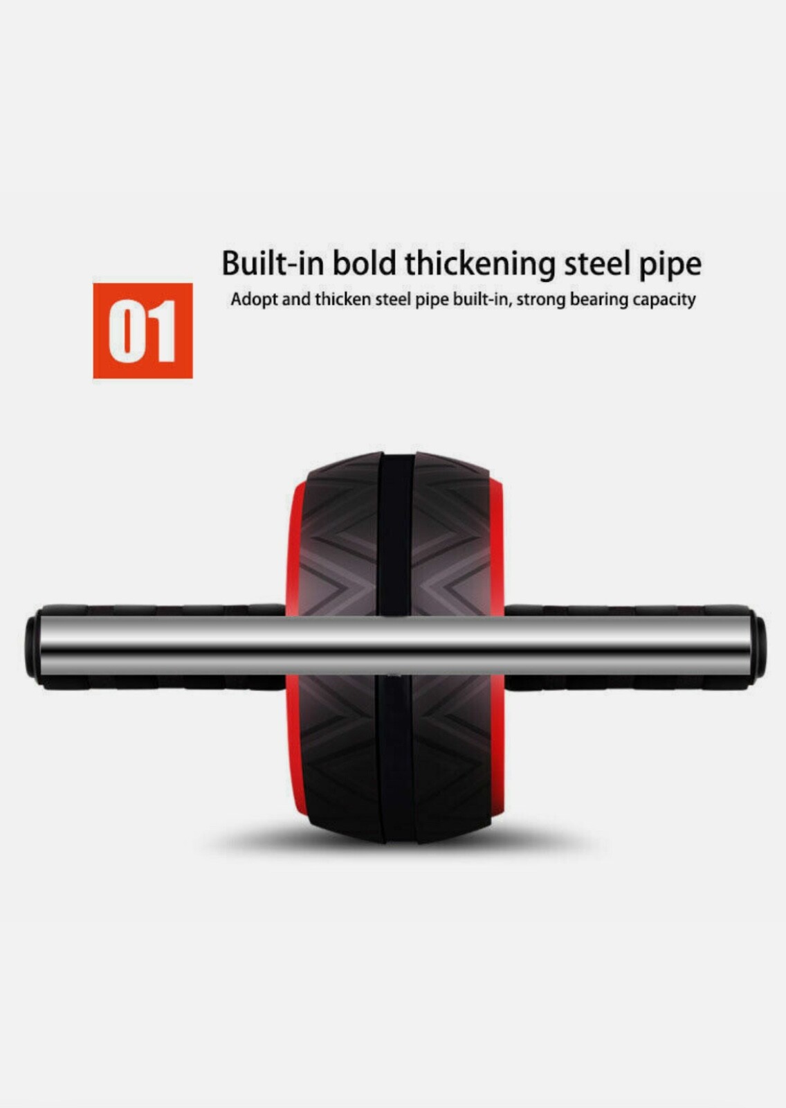 Pro Abs Roller Exercise Wheel Abdominal Core Strength Workout Muscle Cruncher - Image 5