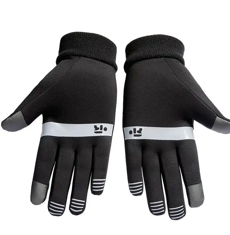 Simple Full Finger Outdoor Sports Warm Gloves