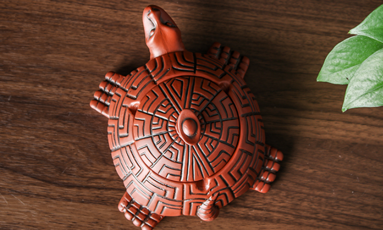 Purple sand ashtray practical tea set with lid