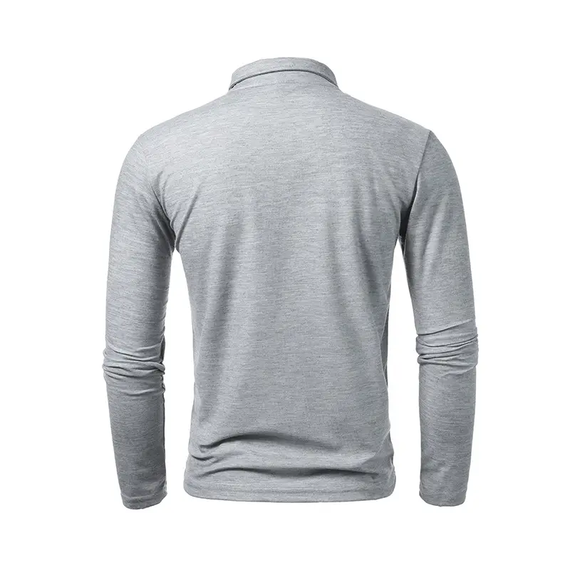 New Casual Ribbon Decorated Lapel Men's POLO Shirt