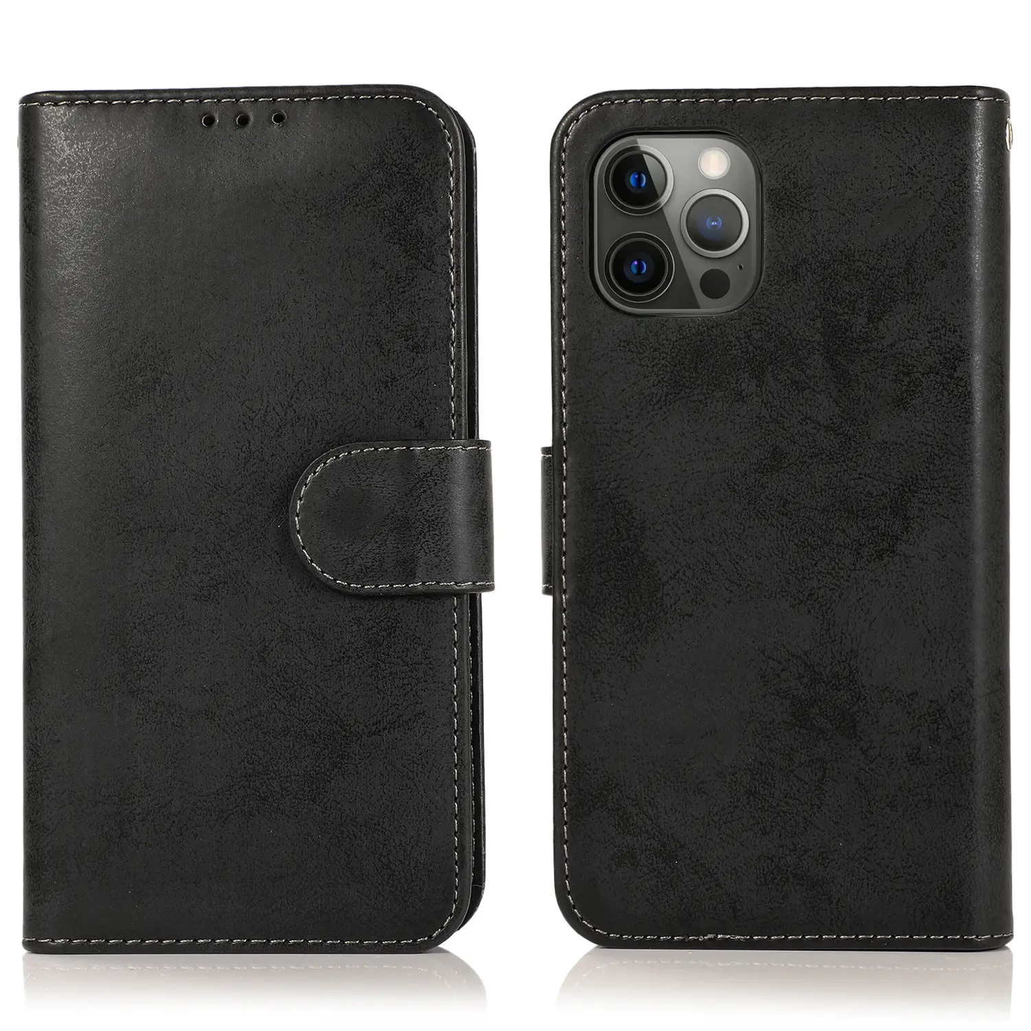 Suitable For Retro Matte Three-card Separation Mobile Phone Case