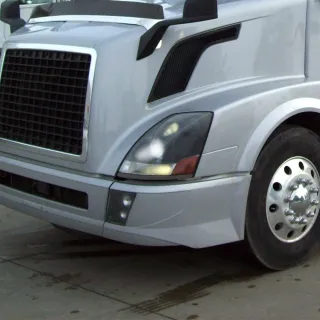 For Volvo VNL 2004-2017 Semi Truck Black Projector Halogen Headlight Left Driver