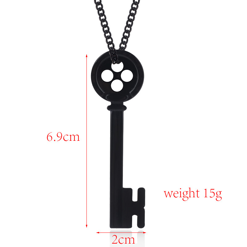 Black Key Pendant Halloween Gift Ornament (1style)