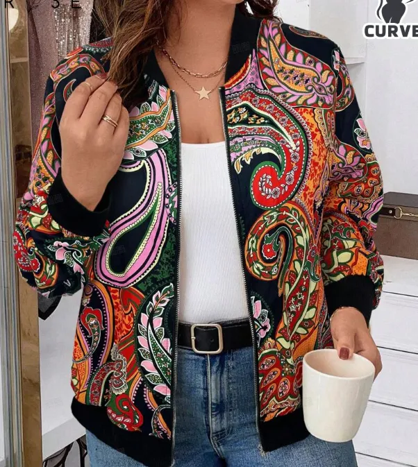 Minimally Casual Printed Women's Jacket Style5 - Shop at LoveMi