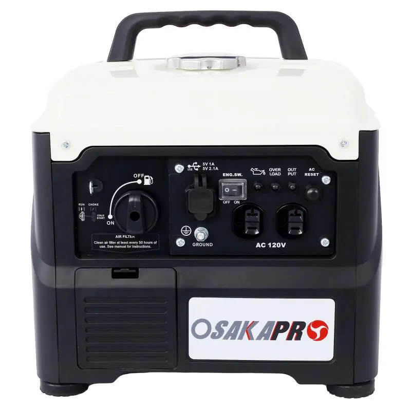 Portable 1200W Ultra-quiet Gas Engine Inverter Generator