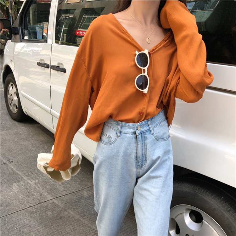 Women's Long Sleeve T-shirt Loose Trendy Slouchy Jacket