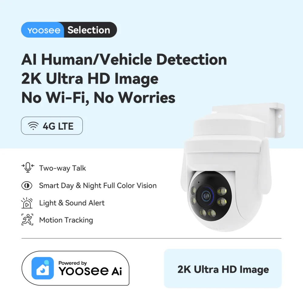 Smart 4G LTE Outdoor PTZ Camera B33