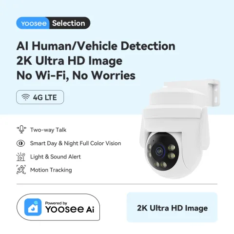 Smart 4G LTE Outdoor PTZ Camera B33
