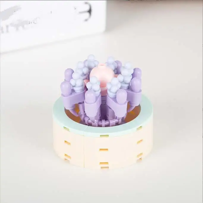 Children's Assembling Small Particle Virtual Bouquet