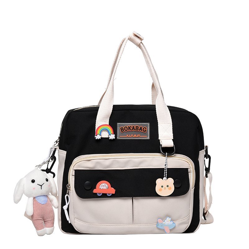 Simple And Versatile College Student Class Bag Bag Portable Messenger Bag